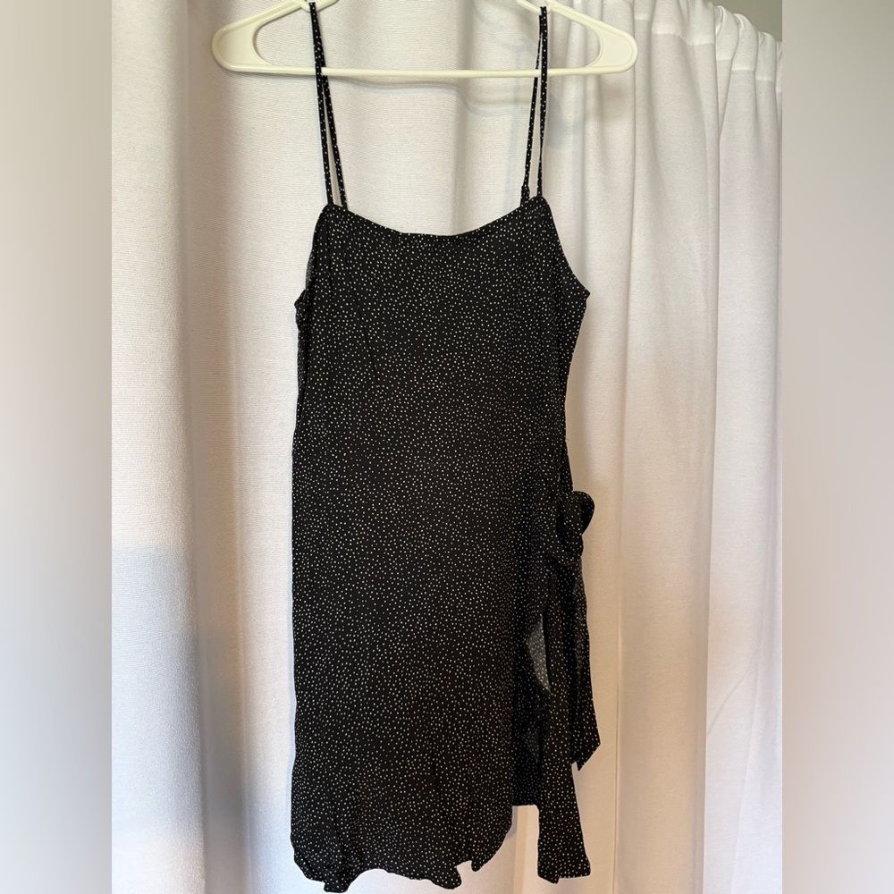 Black Polka Dot Women's Dress